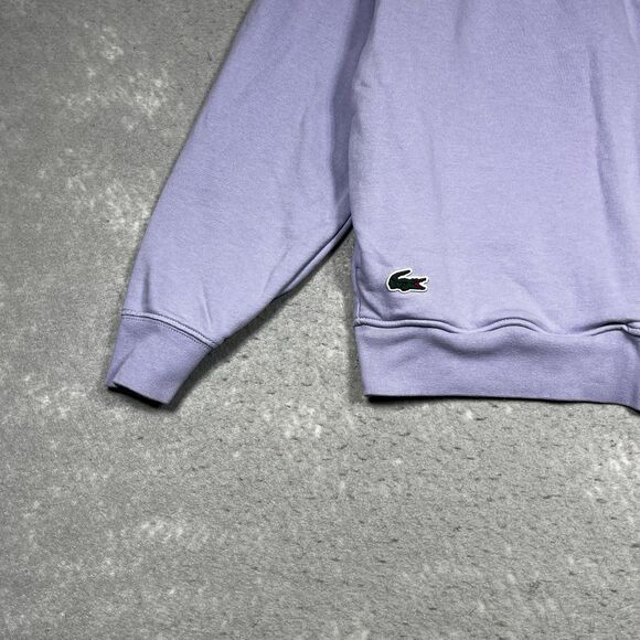 Lacoste Sweatshirt Large Purple Sport Miami Open 2023 Edition Hoodie Full Zip - Picture 5 of 15